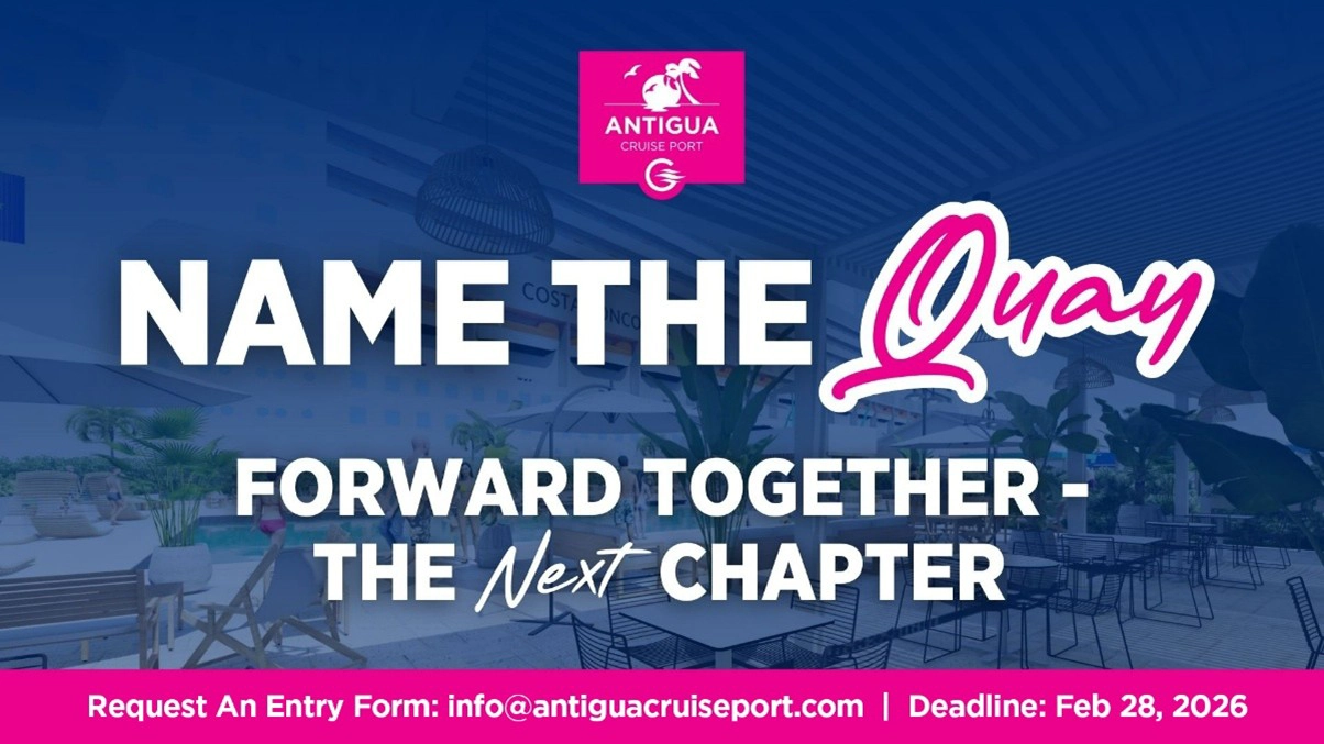  Antigua Cruise Port Launches 'Name the Quay' Competition (Image at LateCruiseNews.com - January 2026)
