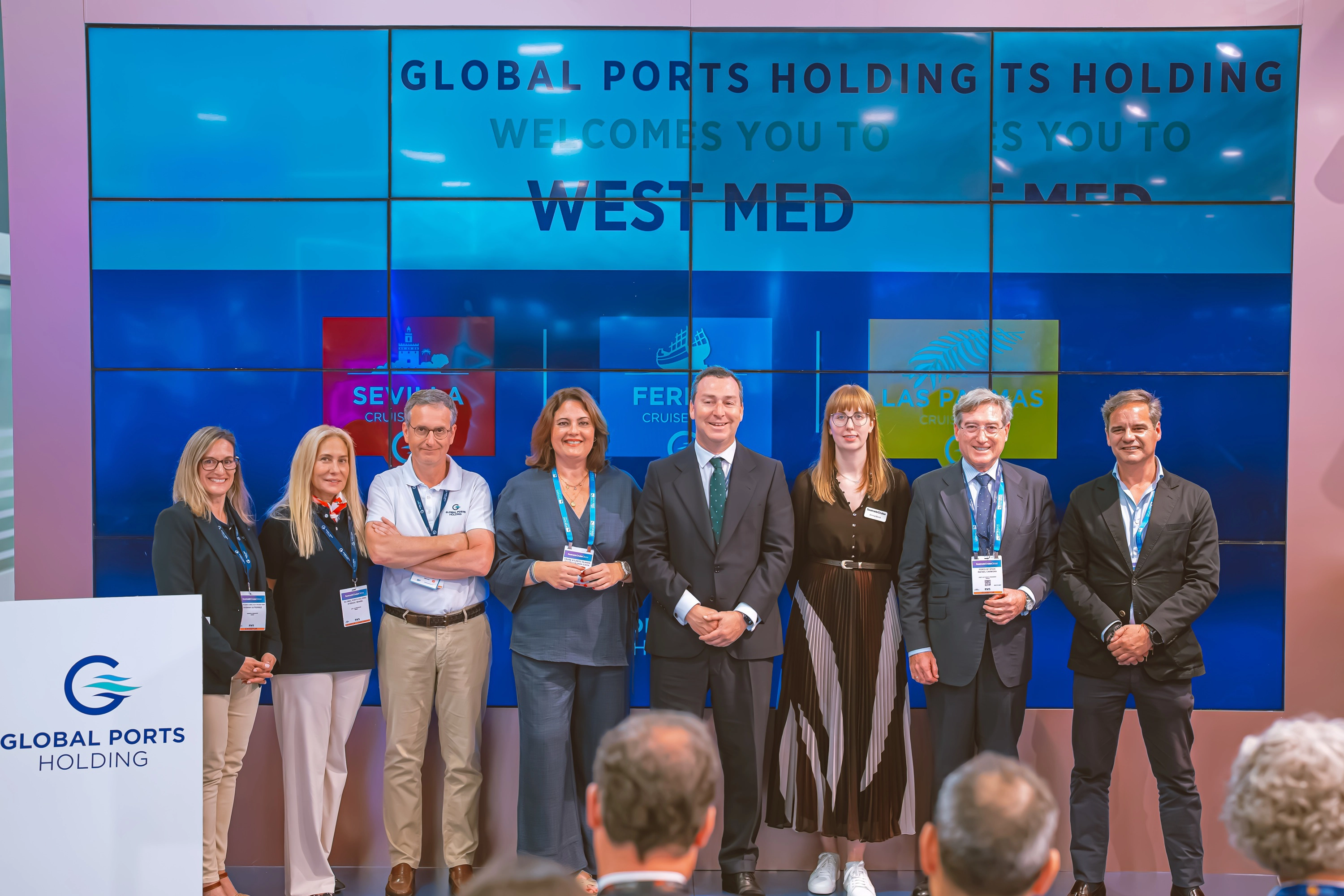lobal Ports Holding (GPH), the world’s largest cruise port operator, presented developments across its West Mediterranean portfolio at Seatrade Cruise Global, including updates on Sevilla Cruise Port, Ferrol Cruise Port and Las Palmas Cruise Port (Image at LateCruiseNews.com - April 2026)