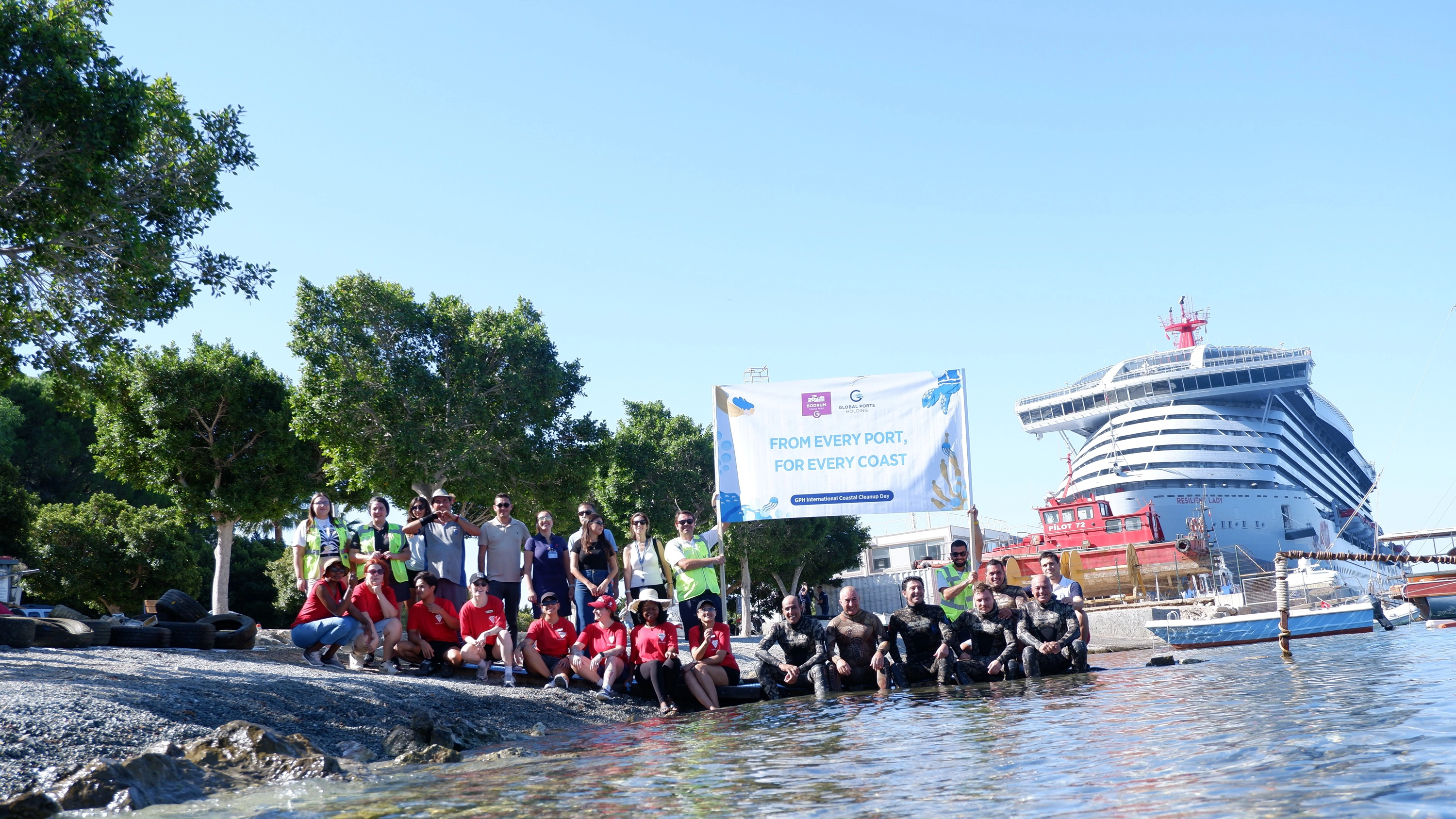 Global Ports Holding Unites Its Ports for International Coastal Cleanup Day (Image at LateCruiseNews.com - September 2025)