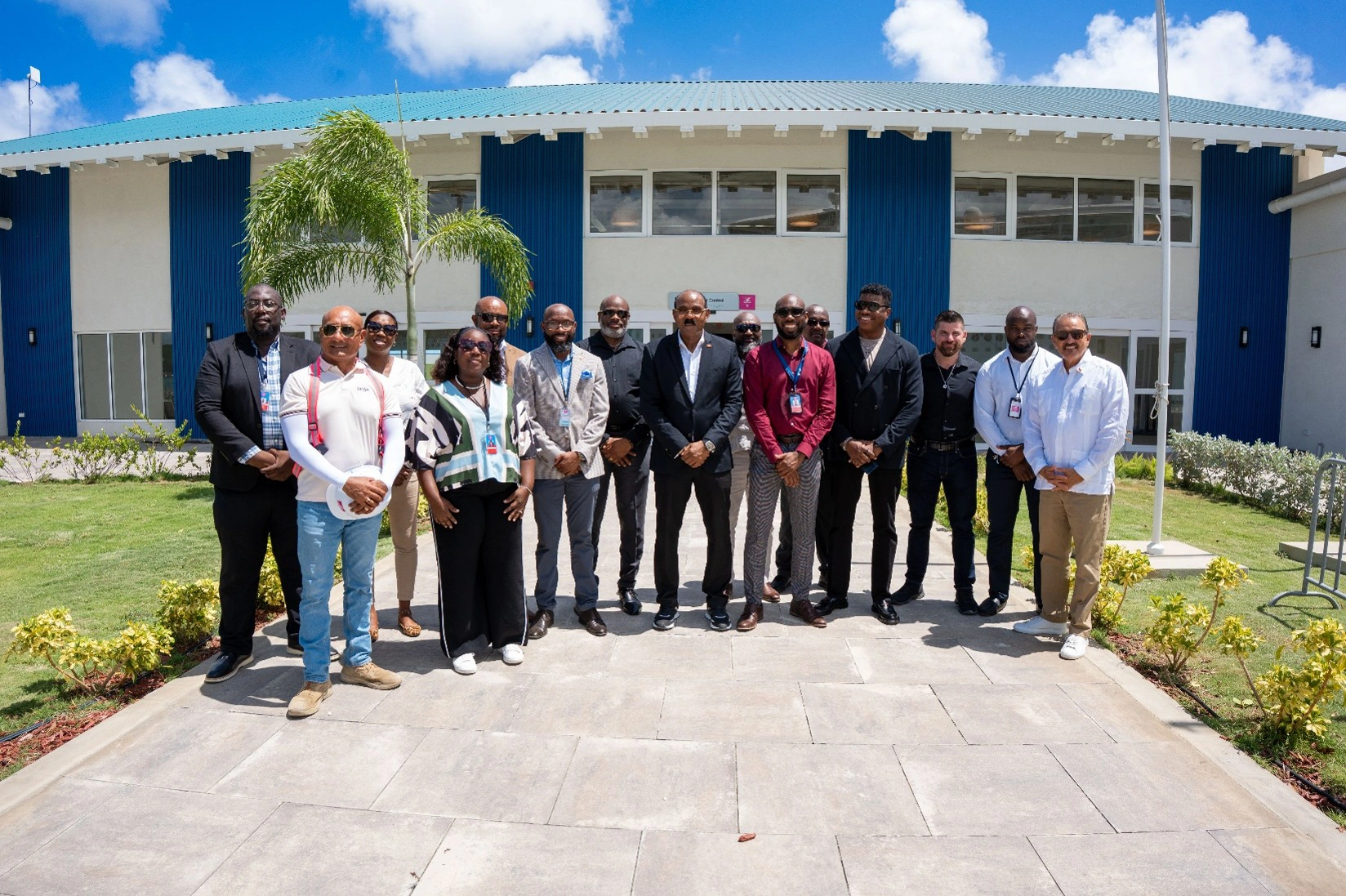 Antigua Cruise Port (ACP) welcomed Prime Minister the Right Honourable Gaston Browne and Minister of Tourism, the Honourable Charles Fernandez for a construction update of its Upland Development on Tuesday, September 1, 2026, as the project enters its final stages ahead of its anticipated fall 2026 opening (Image at LateCruiseNews.com - September 2026)