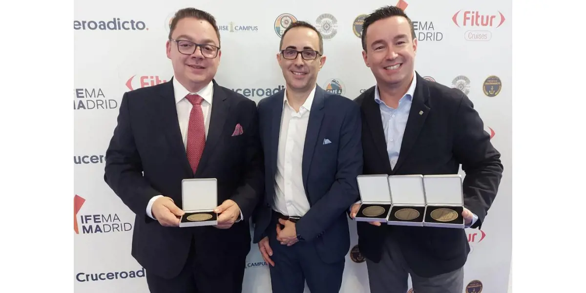 Valletta Cruise Port awarded as Best Port of Call Global at FITUR  (Image at LateCruiseNews.com - January 2024)